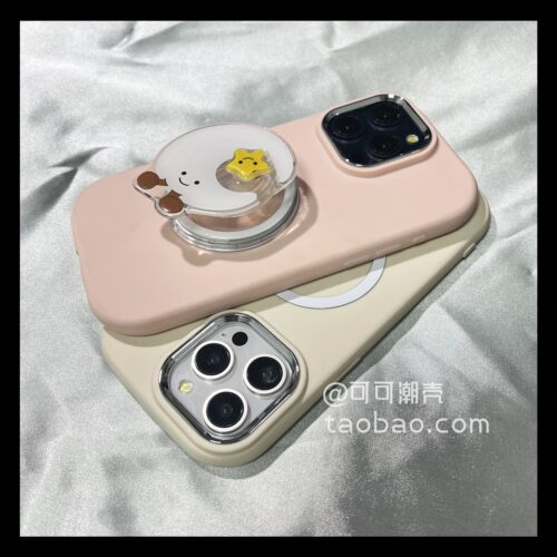 卡通月亮磁吸旋转支架适用Magic6华为荣耀200手机壳X50i+/90GT大孔70PRO女40/100软套X30硅胶60PRO畅玩20/X10