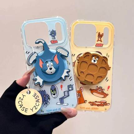 磁吸支架适用oppoA3/reno10/4se手机壳findx7/5pro趣味可爱搞怪猫咪老鼠A56/32/a57女K11x/97/93s软套8国际版