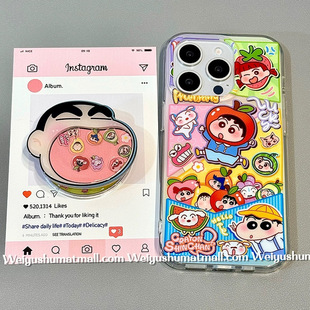 磁吸支架适用vivoX100/30/60/x70/y78手机壳X90日系大嘴小新摇摇乐y76s女款S18e/X200/15PRO可爱Y33/mini软套