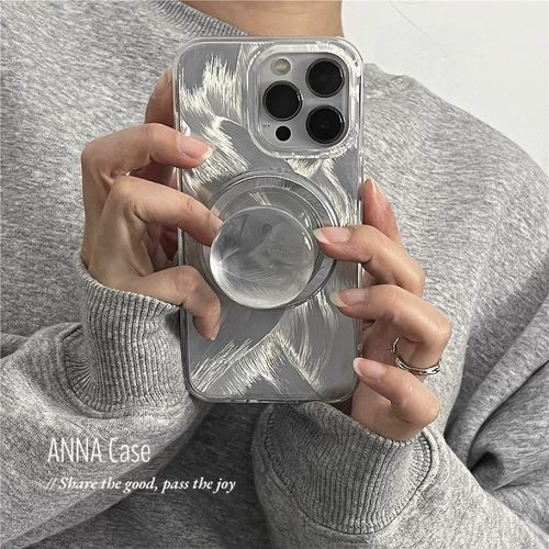 磁吸支架适用oneplus11/2一加12手机壳ace竞速版1+ACE5V高级感银色羽纱8t/10/9男女款7TPRO/9RT/6t软套13新品