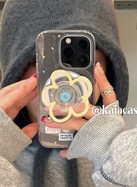 日韩简约波点花朵适用华为nova12/U/9磁吸支架8SE新品MATE50/40e手机壳Pura70ultra软套60畅享3少女pro透明14