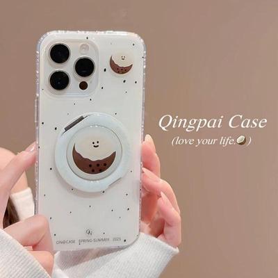 磁吸支架适用oppoA3/reno10/4se手机壳findx7/5pro椰子表情折叠支点个性A56/32/a57女K11x/97/93s软套8国际版