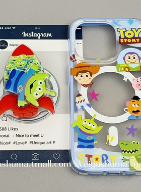 磁吸转盘支架适用oneplus11/2一加2V手机壳ace竞速1+ACE3V可爱大眼仔卡通8t/10/9全包7TPRO/9RT/6t软套男女13