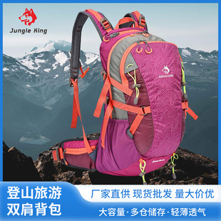 雪橇犬登山徒步户外双肩背包大容量骑行时尚防水男女35L特惠