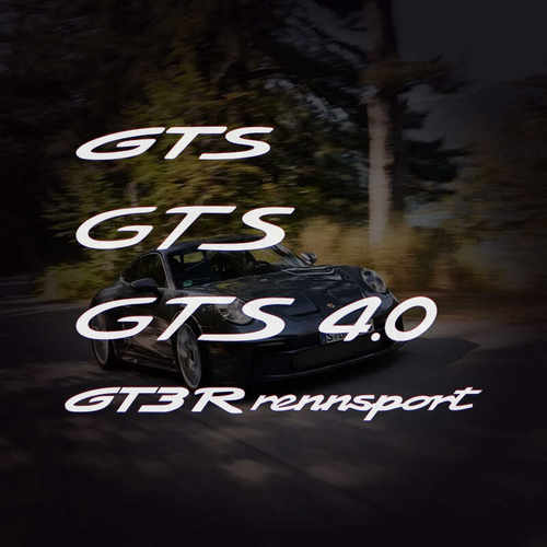 车身侧裙改装GT3RS个性贴纸