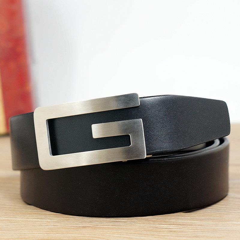 皮带男士2025新款商务大气男裤带休闲自动扣腰带0902h