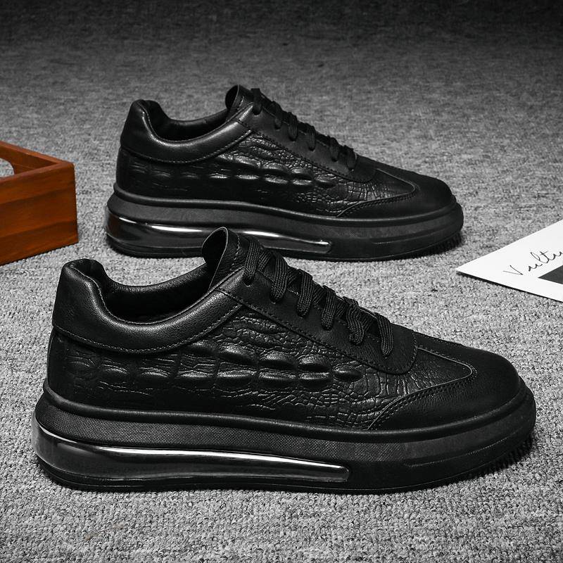 秋冬2025新款季男鞋休闲板鞋男韩版潮气垫运动潮鞋底增高小1024u