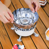 户外卡式 野炊莲花炉头防风炉子野外钓鱼液化长气野炊炉具 炉便携式