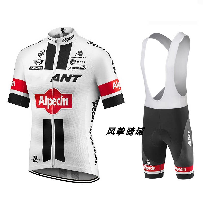 2021经典款Alpecin 欧倍青彩色夏季自行车骑行服短袖男款单车衫