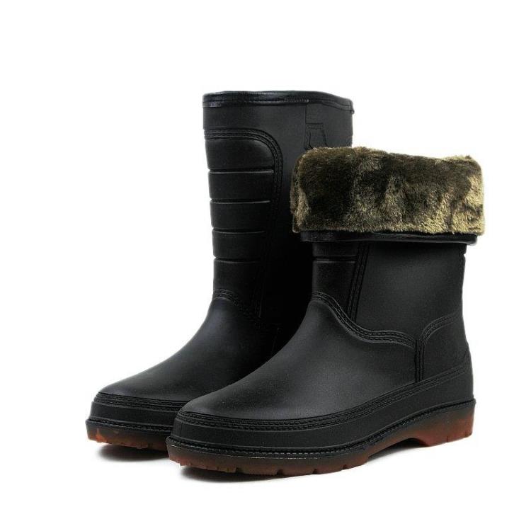 Chaussures - bottes caoutchouc homme pour hiver - semelle tendon - Ref 971219 Image 3