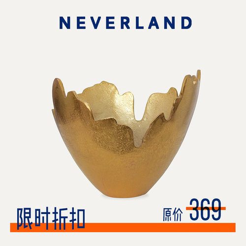 手工铸造黄铜摆件NEVERLAND