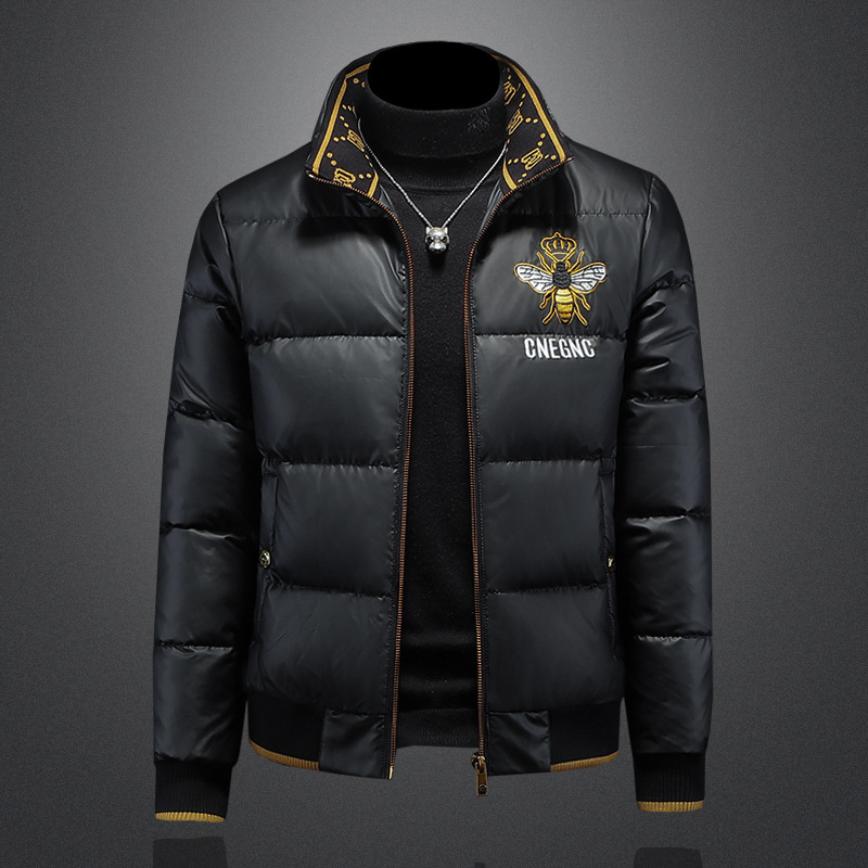 京东bsija男装官方正品牌七彩马冬季新款保暖羽绒服男士潮流时尚