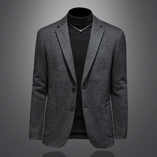 男装ggvv正品牌简木2025新款西装羽绒服时尚商务男士潮保暖外套