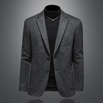 男装ggvv正品牌简木2025新款西装羽绒服时尚商务男士潮保暖外套