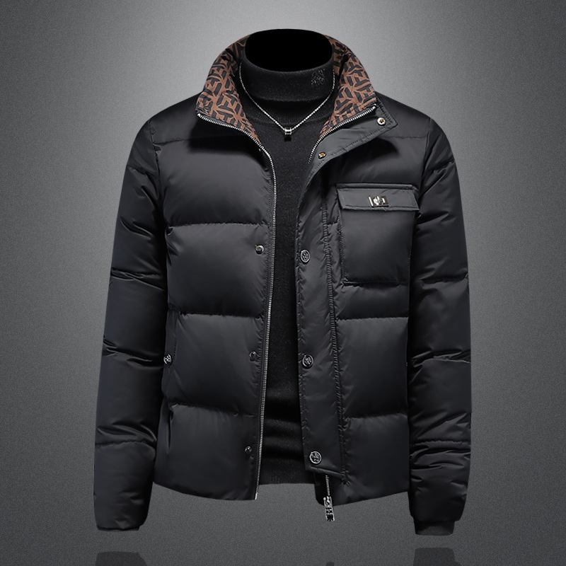 男装ggvv正品牌简木2025新款欧货欧货冬季90%白鸭绒羽绒服潮