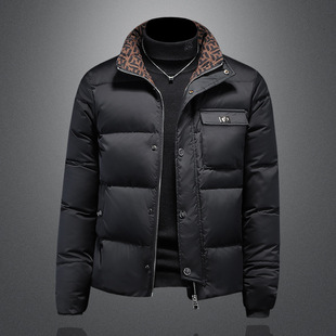 男装ggvv正品牌简木2025新款欧货欧货冬季90%白鸭绒羽绒服潮