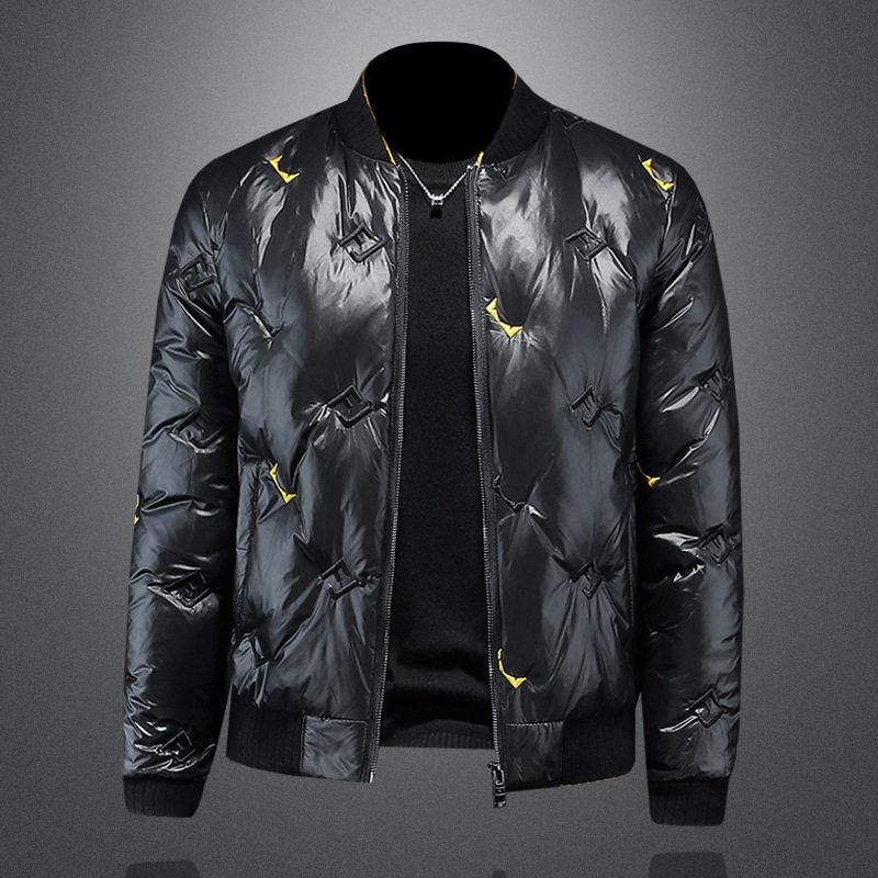 京东bsija男装官方正品牌七彩马欧货冬季90%白鸭绒羽绒服潮流时尚