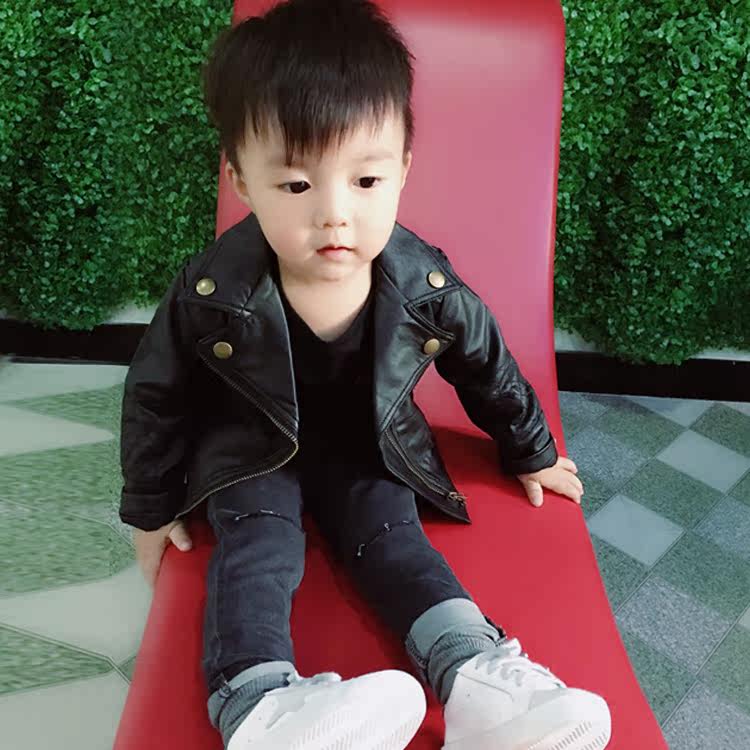 Blouson enfant en cuir PU - Ref 2159427 Image 1