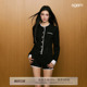 套装 短裤 女 黑色针织高级感穿搭气质名媛千金小香风亮片上衣 AGAM