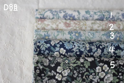 大和纺纯棉拼布清新娃衣