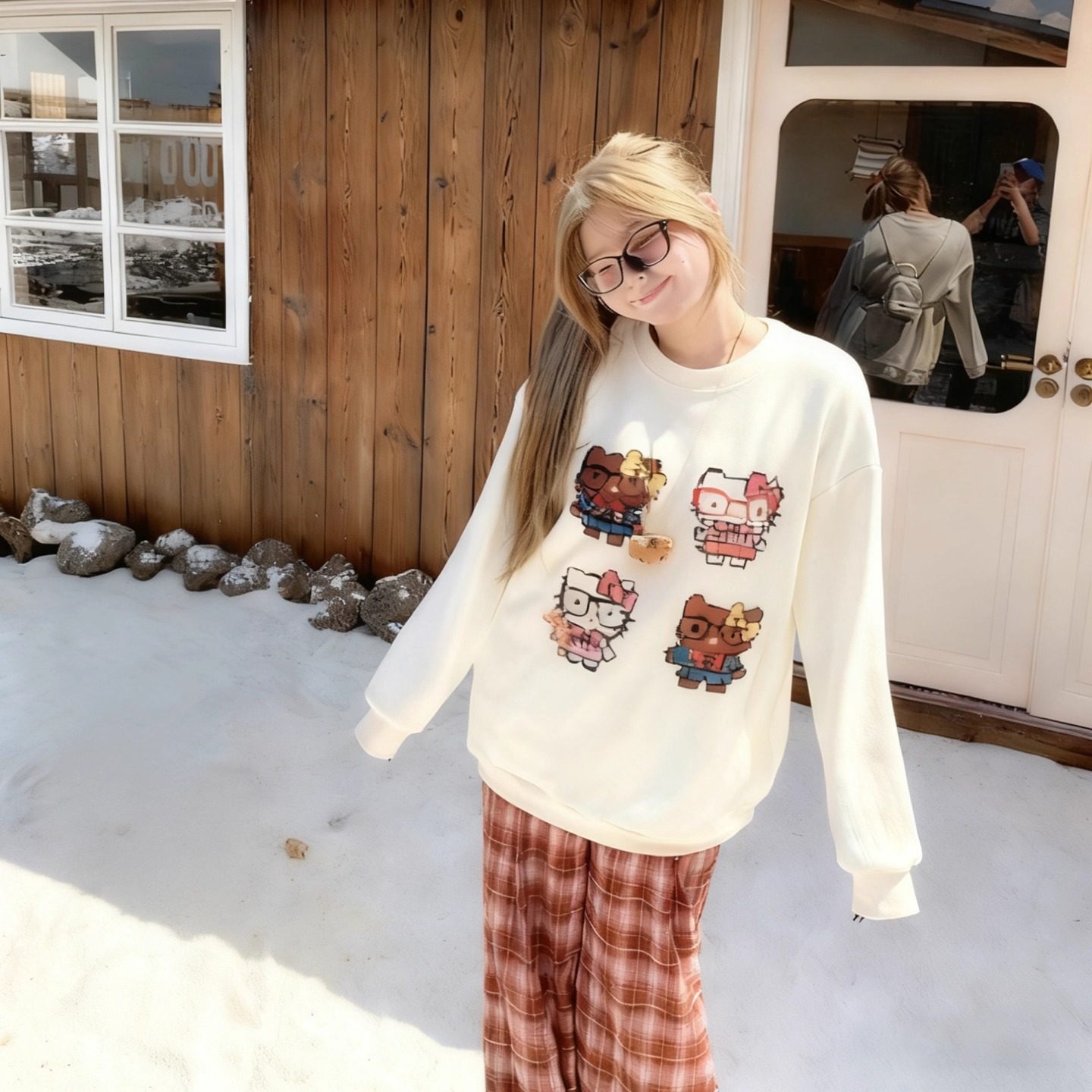 【送运费险】kitty圆领卫衣秋冬