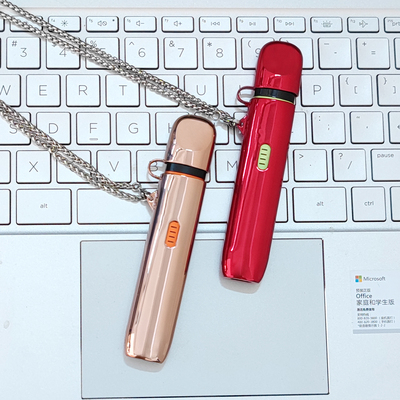 约克relax四代5五代保护套电镀中国红玫瑰金挂绳透明套中国风时尚