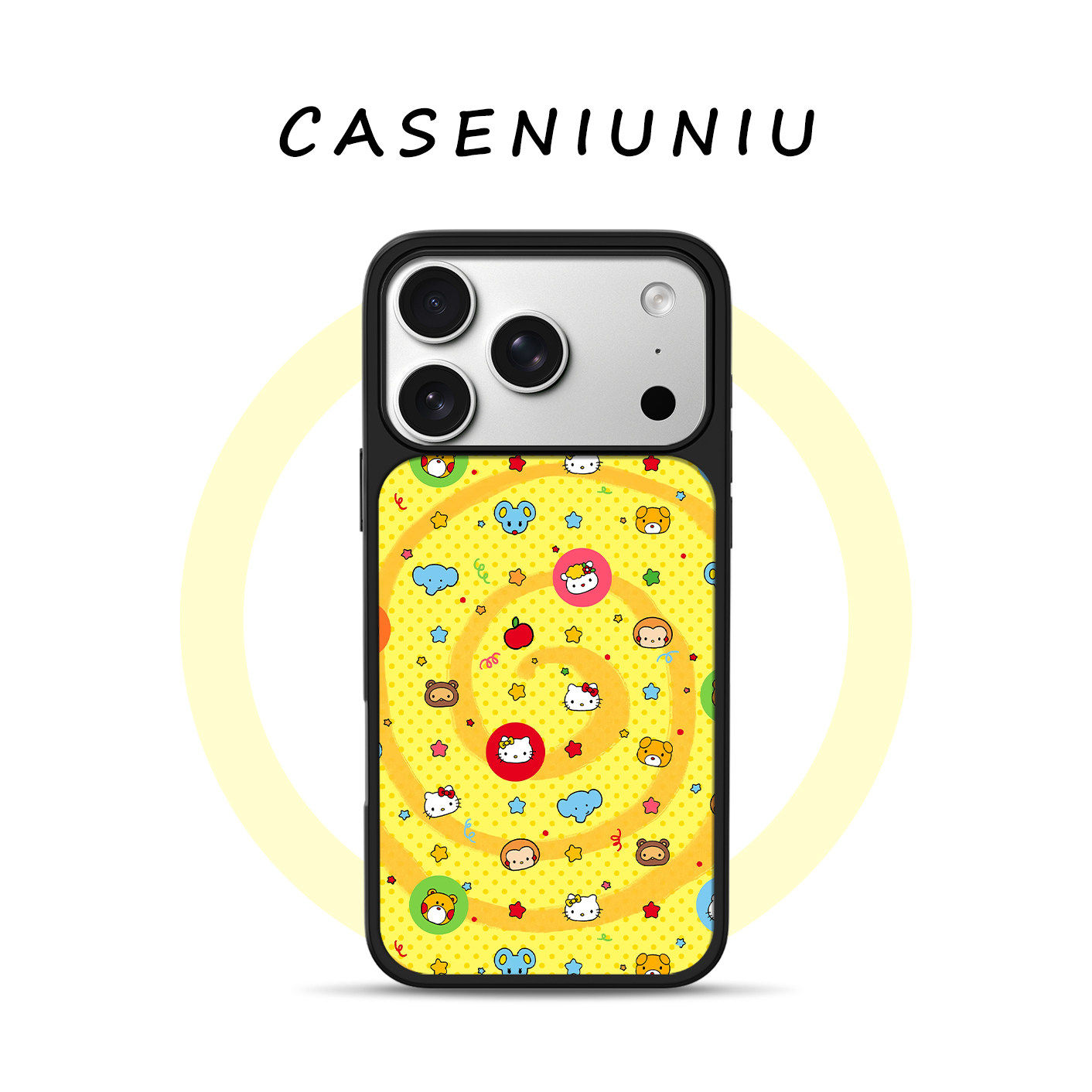 可爱卡通波点凯蒂猫kitty 适用苹果华为小米手机壳磁吸iPhone17promax新款16日韩ins15巨好看14独特13手机壳