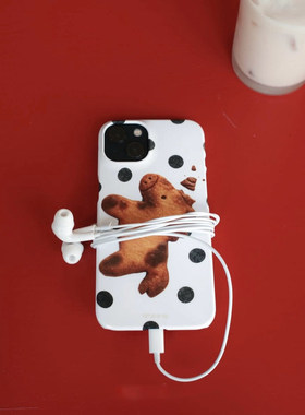 韩系ins复古波点饼干小马适用于苹果手机壳菲林壳适用iPhone17promax/16pro/13/14plus手机壳苹果12硬X保护套