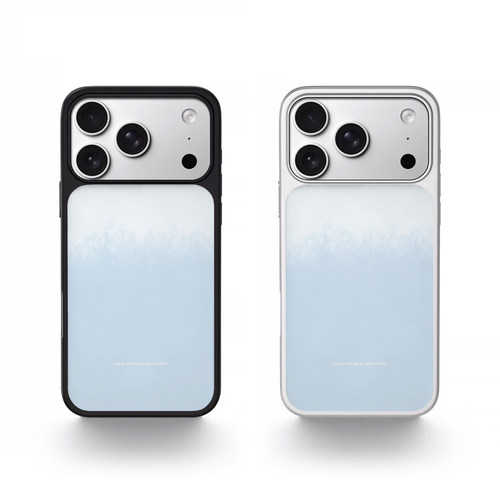 海盐芝士磁吸黑边银边iPhone壳