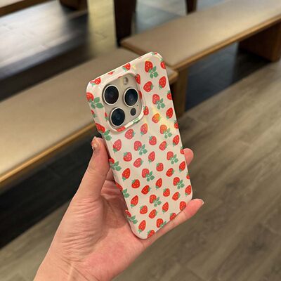 ins甜草莓少女风可爱适用