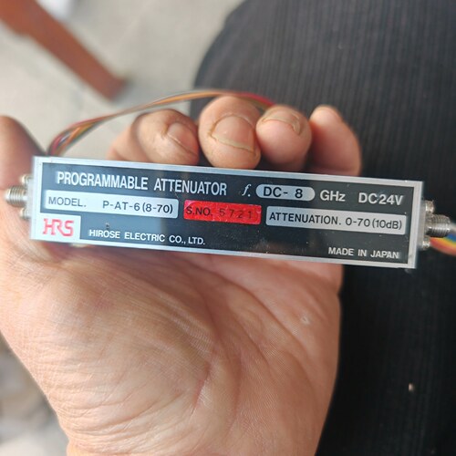 HRS DC-8 P-AT-6(8-70) 可编程衰减器 8GHz 24V 0-70dB议价维修