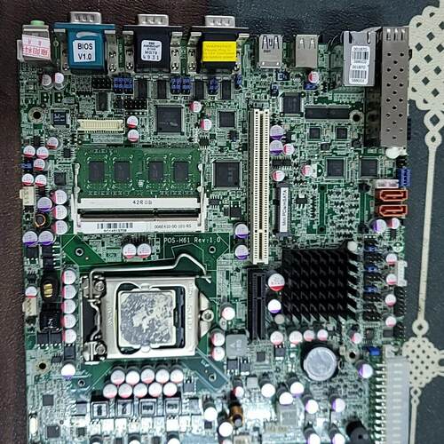 PPC-5170A POS-H61 威达威达电工控机主板 带CPU内存议价维修