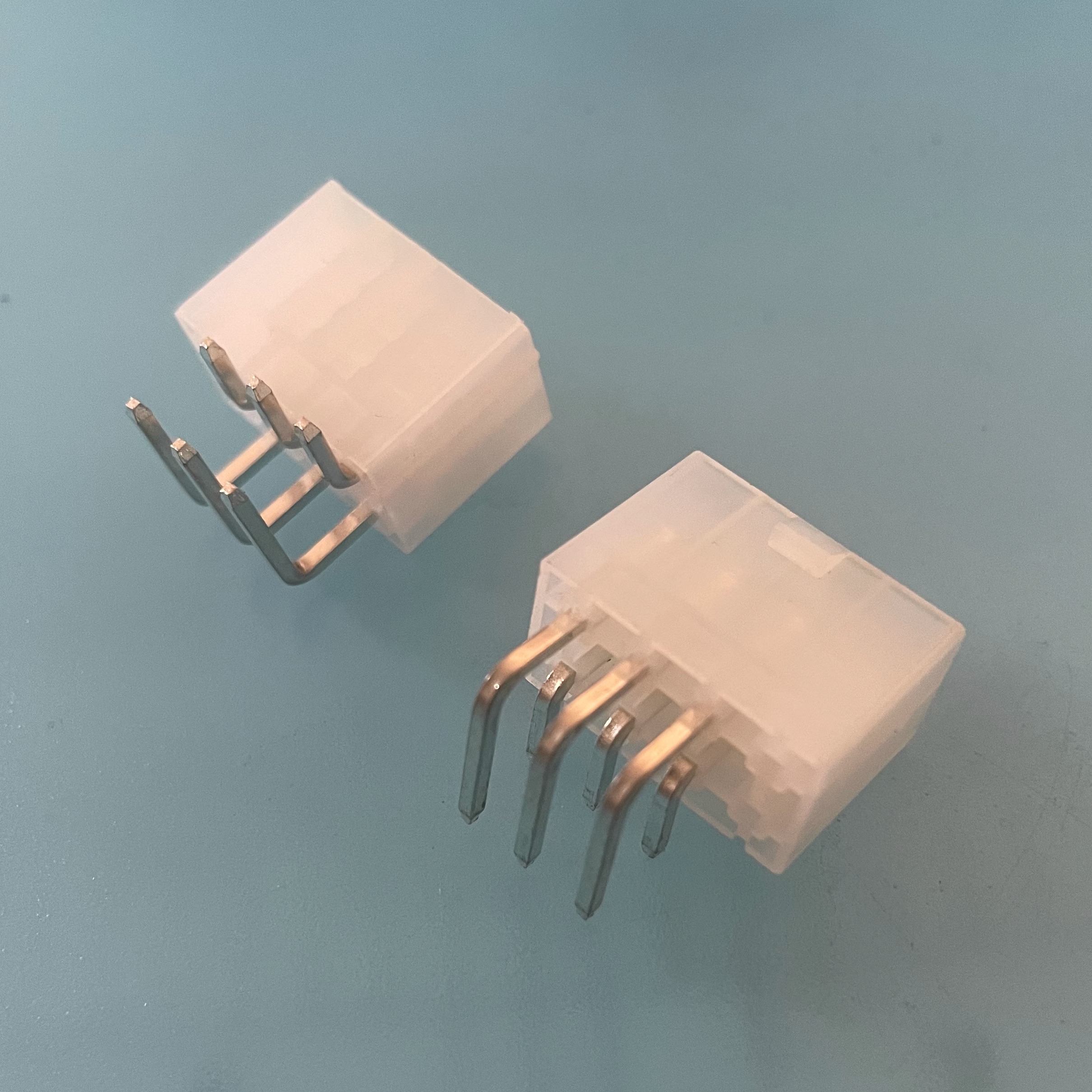 BMCCC-全新5569-2*4AW弯6针尼龙连接器铜包钢针 1000pcs