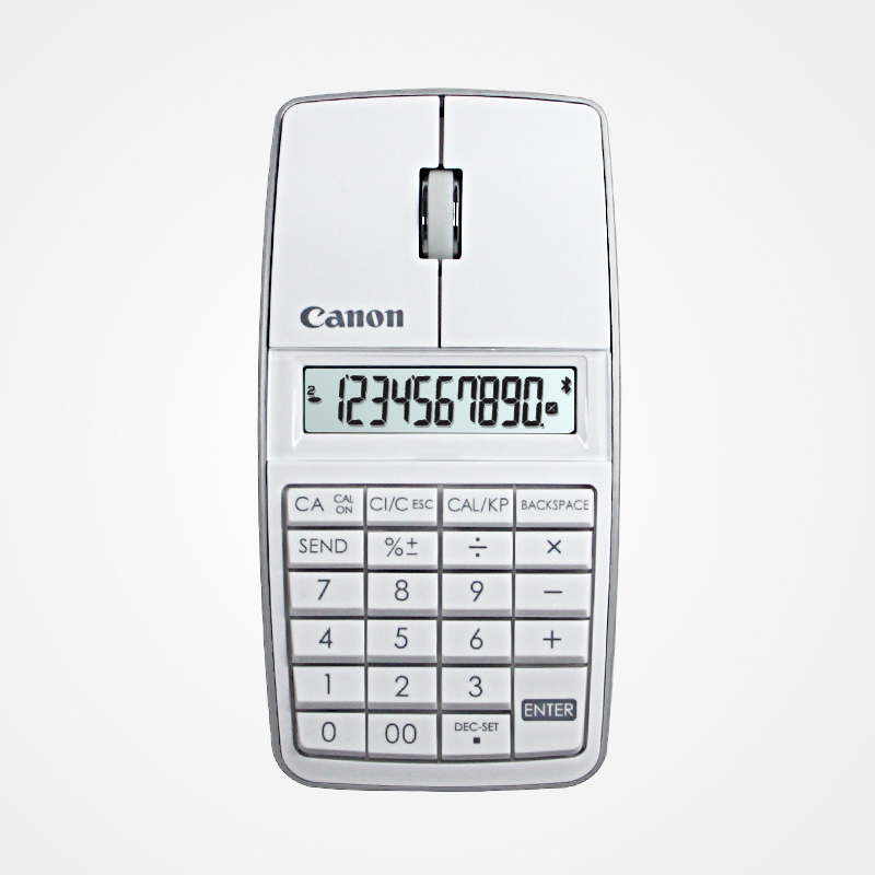 佳能Canon计算器三合一无线蓝牙鼠标多按键12/3424全能数字小键盘