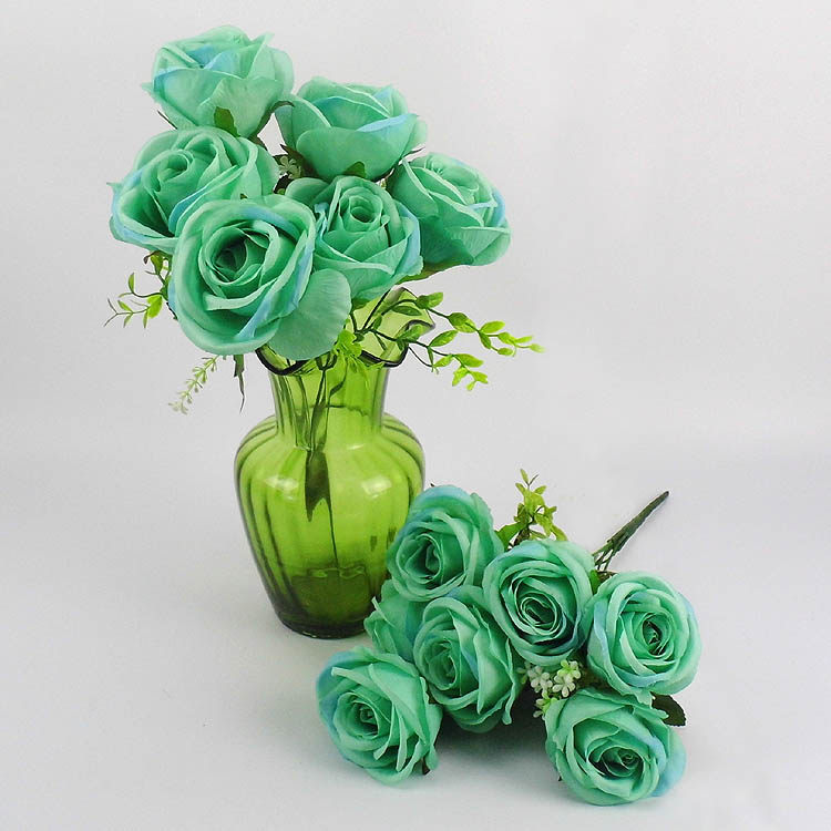 特價清倉 仿真7頭大玫瑰花婚慶絹花家居裝飾插花人造假花塑料花在類目 家居飾品, 花瓶/花器/仿真花/仿真飾品, 仿真花/假花中 - 來自Buy2taobao.com提供專業的淘寶代購服務