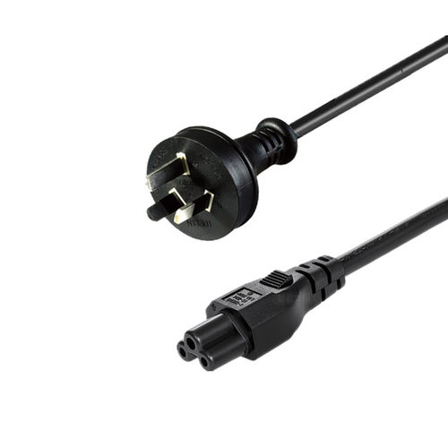 新款超短笔记本电源线三孔梅花尾短线电源适配器便携联想惠普用