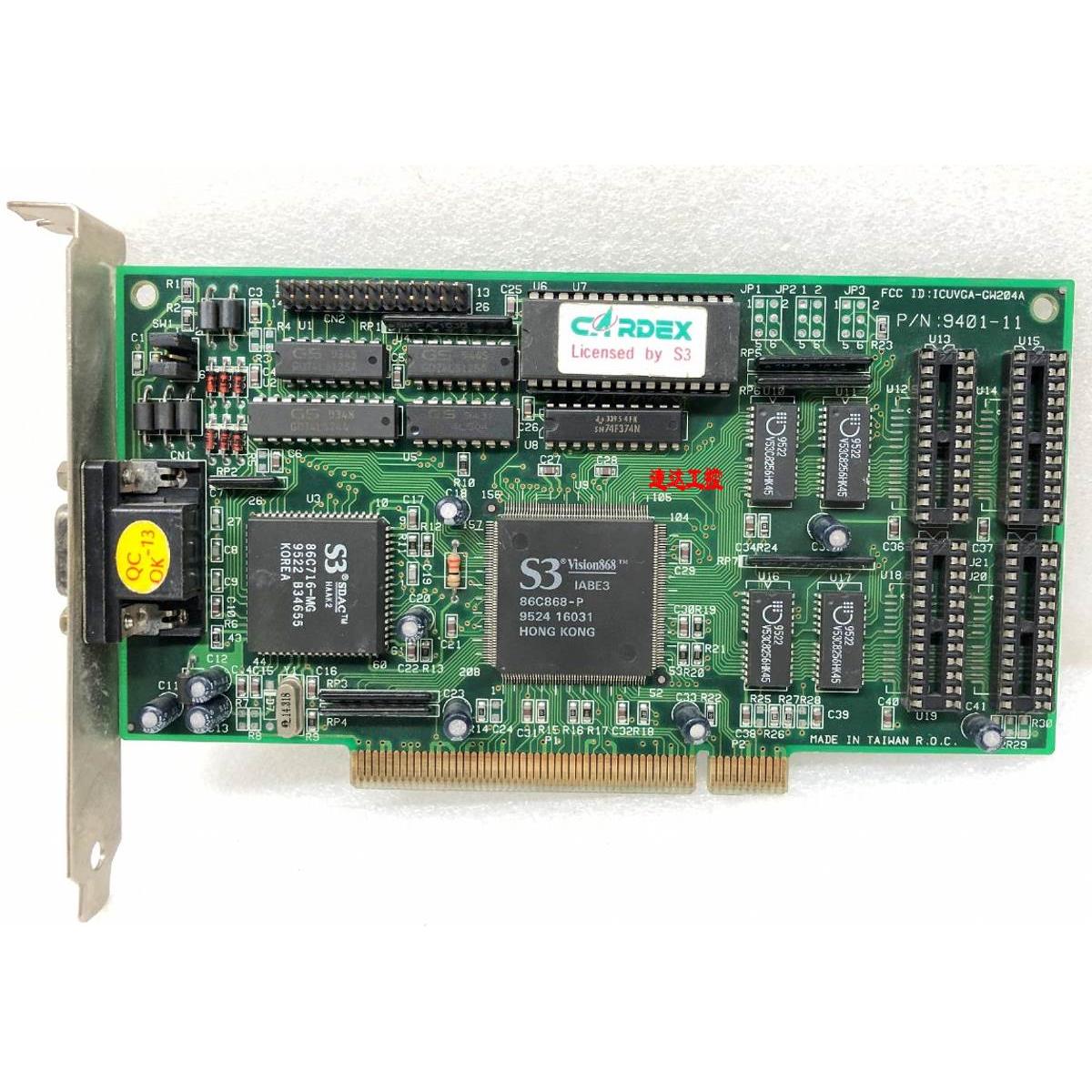 可议价ICUVGA-GW204A 9401-11工业医疗设备PCI显卡VGA接口现货