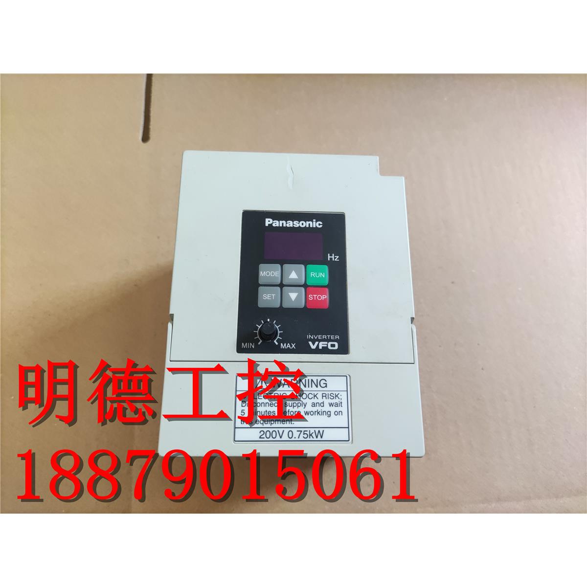 漂亮 松下变频器 BFV00072Gk 220V 0.75KW 实物图 质量保证 现货