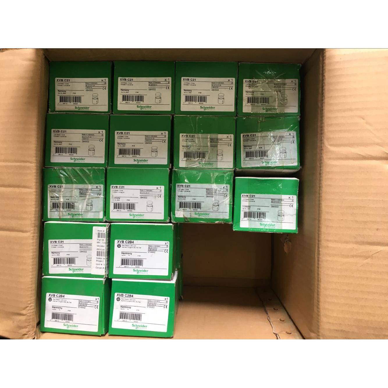 施耐德原装进口信号灯报警灯灯座XVBC21 C2B4C2B3B5B678 C373433