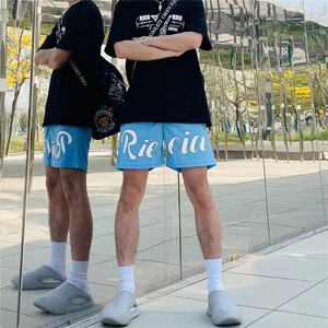 Rieeia美式篮球短裤夏季运动休闲宽松潮牌不过膝速干透气复古四分