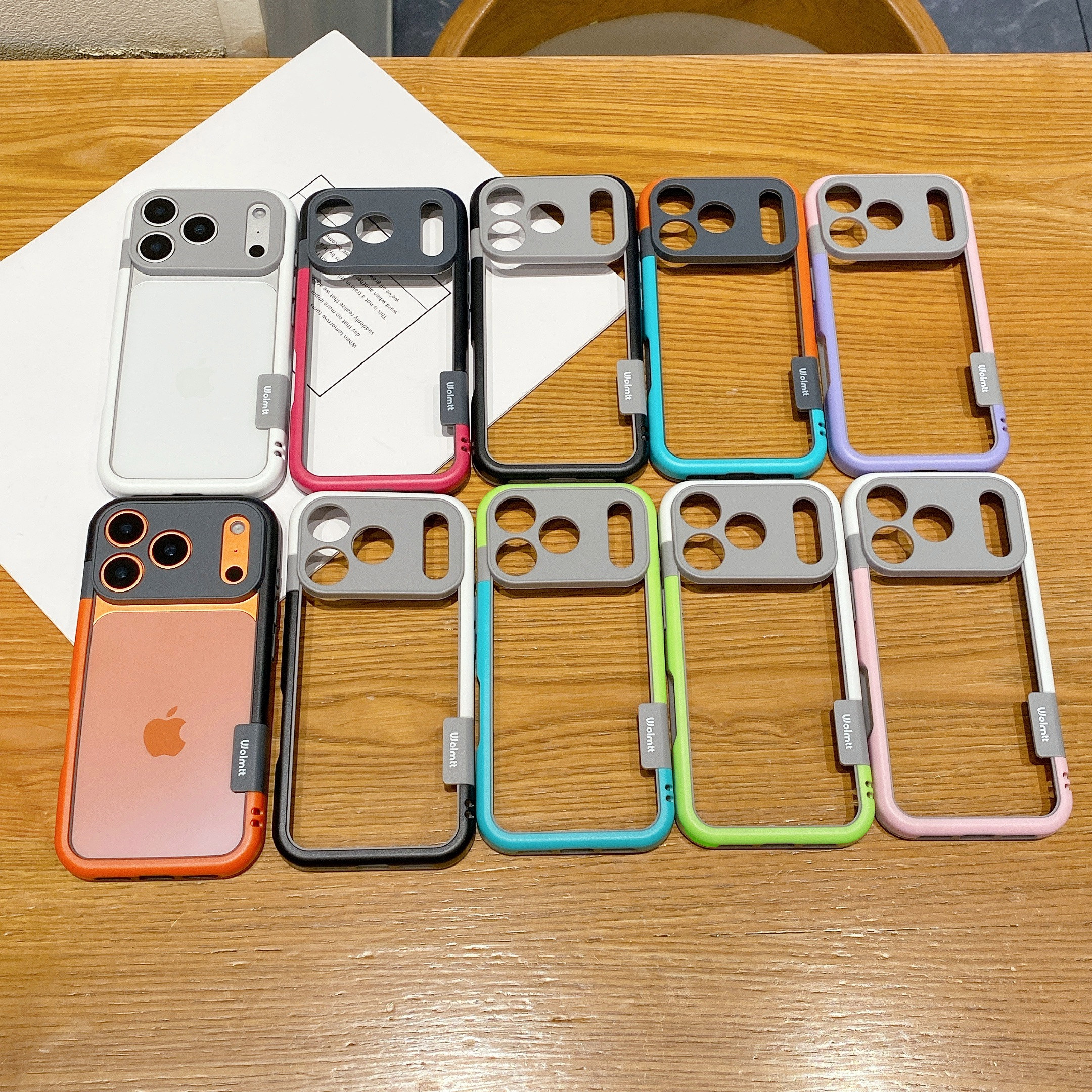 适用苹果17proMax手机镂空透气软边框壳苹果15pro包边iphone13保护套16plus降温17pro防摔Air拼撞色散热硅胶