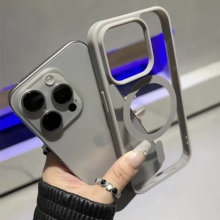 不发黄透明磁吸适用苹果15promax手机壳16/iPhone13pro新款超薄磨砂黑边14plus防摔11高级感12硅胶xr保护硬壳