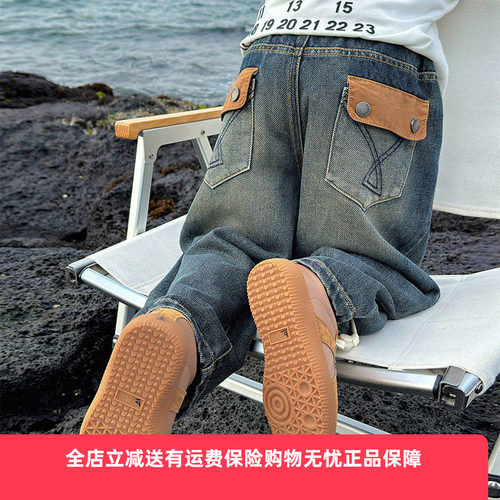 童话记忆韩版软牛仔男童裤