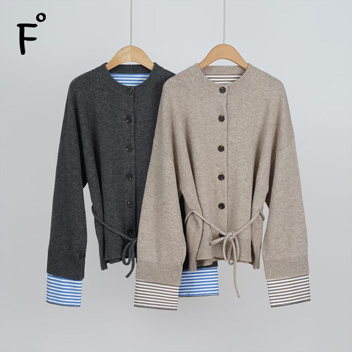 意大利BC羊毛羊绒针织衫女2025冬