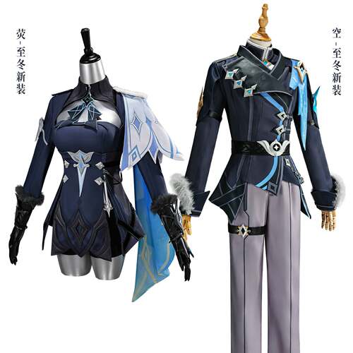 原神旅行者cos服荧空至冬新装cosplay服装二次元游戏动漫服