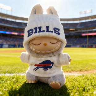 labubu娃衣NFL球衣超级碗Buffalo Bills橄榄球布法罗比尔队衣服