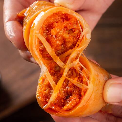 香辣鱿鱼仔带籽满籽鱿鱼丝干墨鱼仔即食海味好吃解馋小吃休闲食品