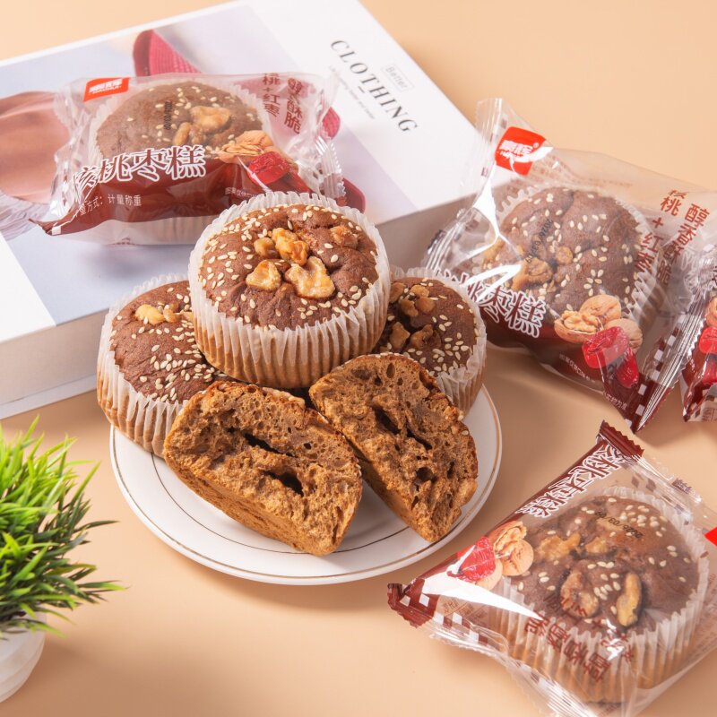 福建特产核桃枣糕整箱休闲零食蛋糕批发传统糕点营养早餐面包点心