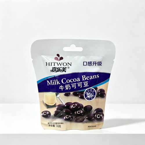 嘉乐芙牛奶可可豆脆皮巧克力豆袋装怀旧解馋办公休闲（代可可脂）