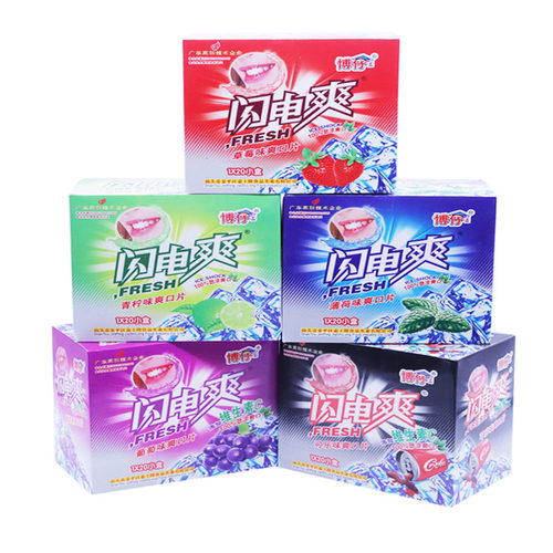 0.8g*20盒闪电维生素爽口片糖果